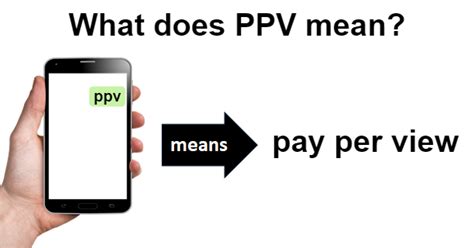 PPV Definition & Meaning